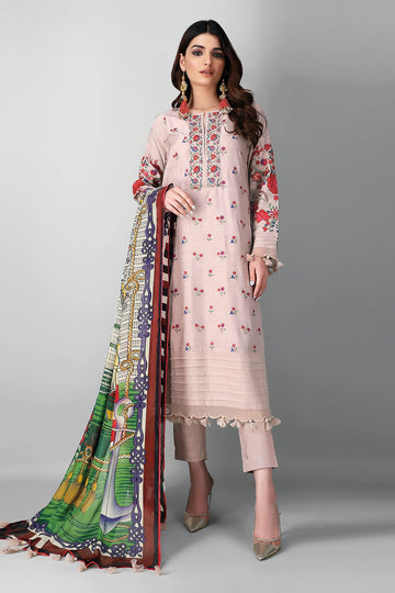 Hrs21201 Beige Khaadi Festive Collection 2021